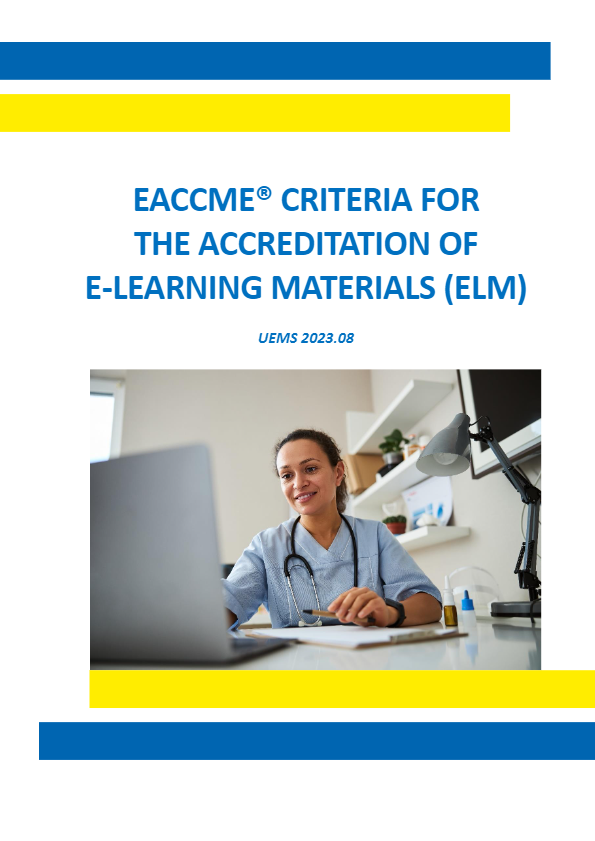 Criteria for Elearning Materials (UEMS 2023/08) European